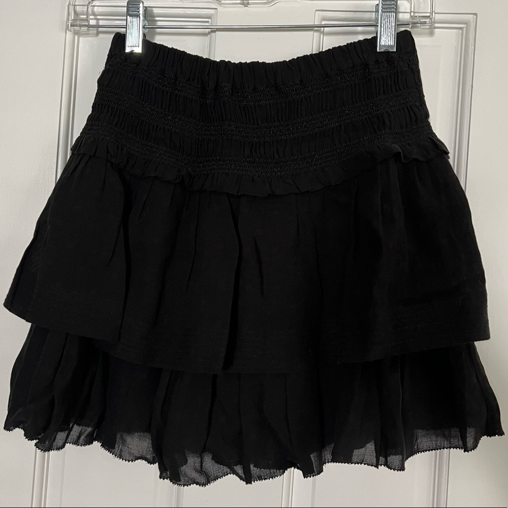 Isabel Marant Etoile Black Viscose Mini Skirt 34, size xs